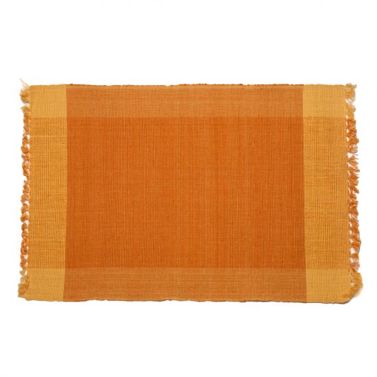 Two-Tone Placemat - Ocher/Yellow (Set of 2)